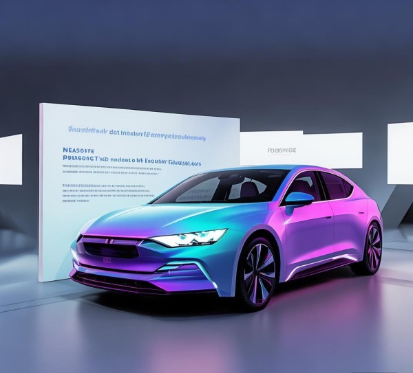 上海大众新能源汽车产品介绍PPT模板，专业设计，赋能品牌与产品双升级